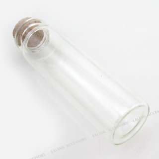50 Clear Glass Wish Bottle With Cork Fit Packing 120258  