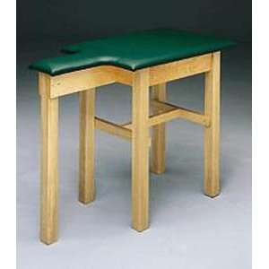  Taping Table, Bottleneck Top, with H Brace, Upholstered 