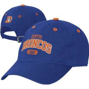  Denver Broncos Established Date Throwback Adjustable Hat 