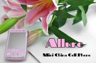 Allure   Mini China Cell Phone (Quadband, Dual SIM, Touchscreen)