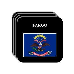  US State Flag   FARGO, North Dakota (ND) Set of 4 Mini 