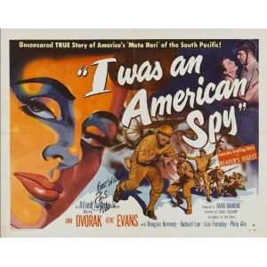  I Was an American Spy Poster Movie Half Sheet 22x28