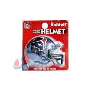  Houston Texans Chrome Pocket Pro NFL Helmet Sports 