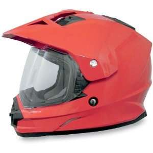  AFX FX 39 Dual Sport Motorcycle Helmet Red Small S 0110 