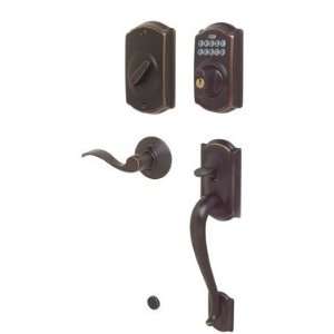  Schlage FE365CAM716ACCRH Electronic Security Aged Bronze 