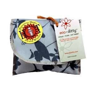  Snack Ditty Organic Snack Bag   Whispering Grass Aqua 