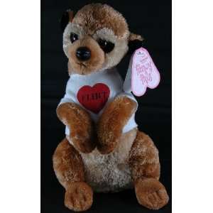   Pals Stuffed Plush Pet Flirt Valentine Tan Meerkat 