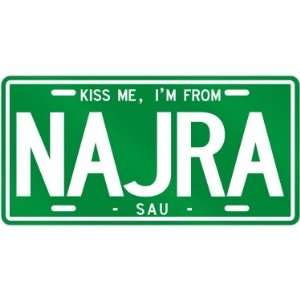   AM FROM NAJRA  SAUDI ARABIA LICENSE PLATE SIGN CITY