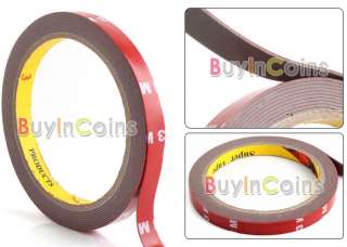 3M Auto Acrylic Foam Double Sided Attachment Tape 10mm  