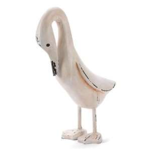  Antique Ivory Duck Decor