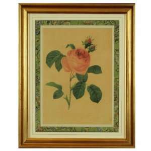   Reproduction Lithograph of Victorian Summer Rose