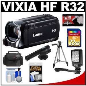 com Canon Vixia HF R32 Flash Memory 1080p HD Digital Video Camcorder 
