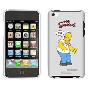  Homer Simpson Doh on iPod Touch 4 Gumdrop Air Shell Case 