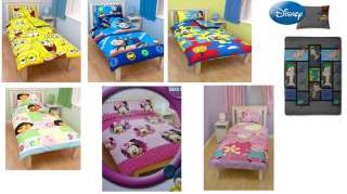 CHILDRENS NOVELTY CHARACTER DUVET QUILT COVER SETS SINLGE OR DOUBLE OR 