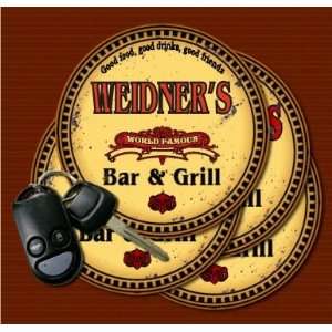  WEIDNERS Family Name Bar & Grill Coasters Kitchen 