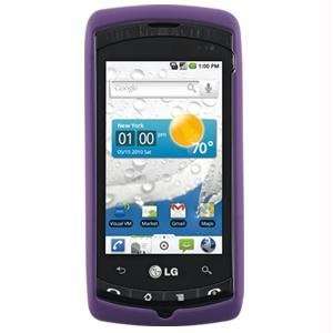  LG ( Ally ) / SnapOn Rubberized / Purple Cover Cell 