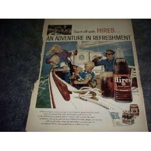  1959 Hires Root Beer 10 By 13 Ad 