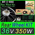 36V 350W R Electric Scooter Bicycle Kit Hub Motor Ourdoor Sport 