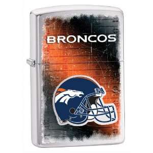  Zippo Denver Broncos Brushed Chrome Lighter Kitchen 