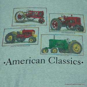 Vintage TRACTOR AMERICAN CLASSICS SHIRT John Deere Farm  