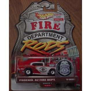 Mattel Hot Wheels Fire Department Rods Series 1 #6 6/12 Phoenix, AZ 