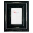   Frames 41857 Lawrence Frames Dimensional Rustic Black Wood 5x7 Picture