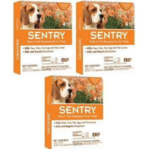   Flea & Tick Squeeze On Dog 15 33lb 12 month (3 x 4mo)