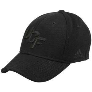  adidas UCF Knights Black on Black Flex Fit Hat