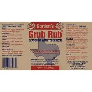 Gordons Grub Rub   13oz Grocery & Gourmet Food