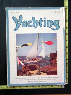 Vintage Yachting Magazine June, 1951  