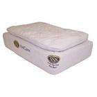   Quilted Pillow Top Coil Spring Mattress Bed with Layered Foam   Brown