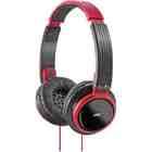 JVC Riptidz On Ear Foldable Headband Headphones Red Kv6906