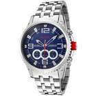   com Red Line Mens Boost Blue Dial Stainless Steel Chronograph Watch