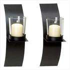 khol Exclusive Modern Art Candle Sconce Duo