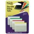 Post it Durable Assorted Color Bar Index File Tabs