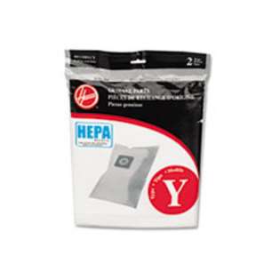 HVRAH10040 HEPA Y Filtration Bags for Hoover Upright Cleaners, 2 Bags 