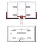   Team 72 x 42 Unbreakable Conversion Glass Basketball Backboard