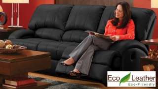 Exeter Leather Power Dual Reclining Sofa    Furniture Gallery 