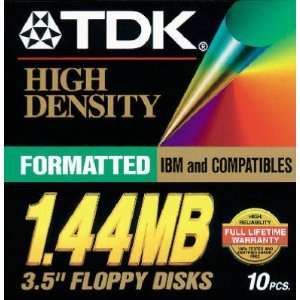  TDK Floppy Disk 1.44 MB   1.44MB (Native) Electronics