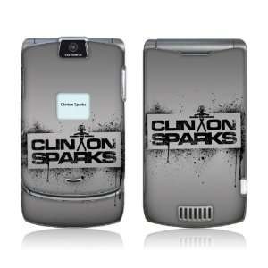  Music Skins MS CLIN10098 Motorola RAZR  V3 V3c V3m  Clinton 