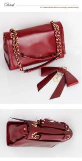   New KOREA GENUINE LEATHER Satchel Handbags Tote Shoulder Bag [B1070