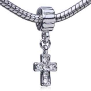 pugster bling dangling lucky celtic cross amulet charm bead fits