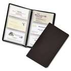   , Inc   Card Holder Business 72 Card Cap 7 3/4x4 3/8 Vinyl Black