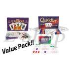 SET Enterprises Quiddler, Five Crowns, SET Card Games 3 Pack
