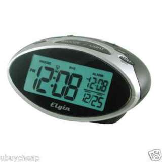 ELGIN 3408E LCD ALARM CLOCK NEW  