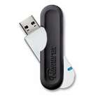 SPR Product By Memorex   USB Travel Drive Capless 8GB Blue LED Gray