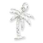 Jewelry Adviser charms Sterling Silver Palm Tree Charm