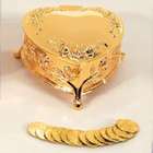  Wedding Ceremonial Arras, or 13 gold plated Coins, with Gold Plated 