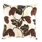 Canaan 24 x 24 Gemma Sage fern leaf pattern throw pillow with a 