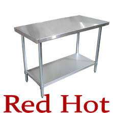 NEW FMA STAINLESS STEEL 24 X 48 WORK TABLE 22066  